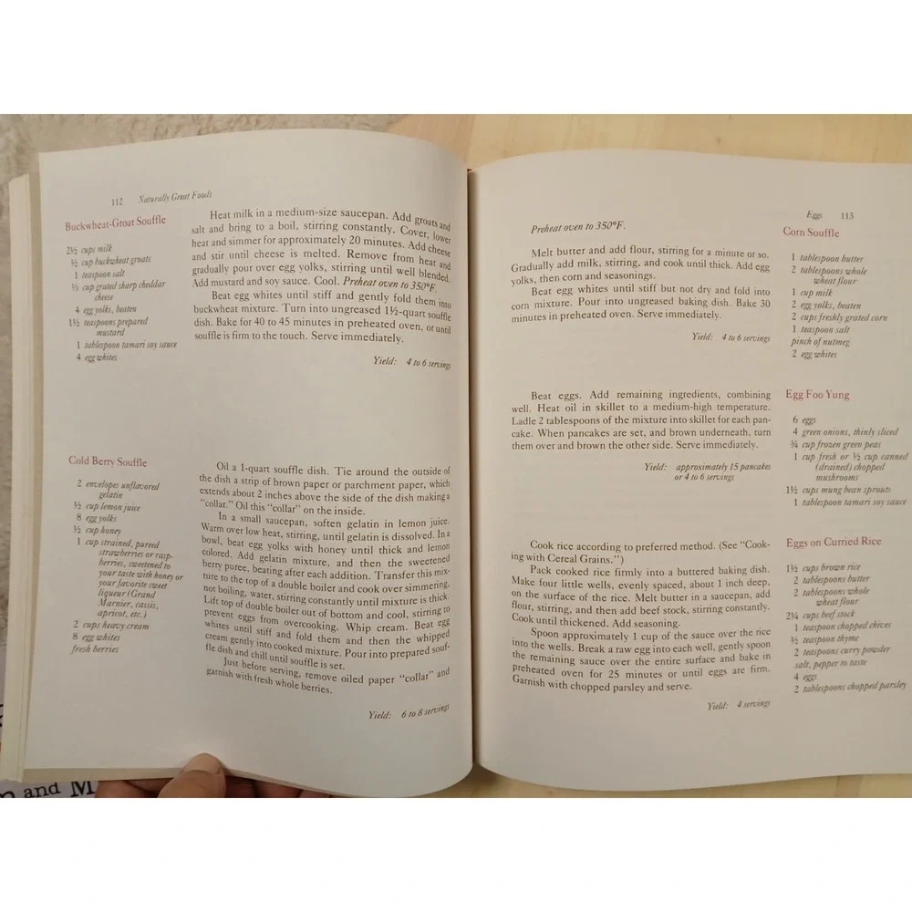 Rodale's Naturally Great Foods Cookbook by Nancy Albright 1977‎ Vintage HC Book